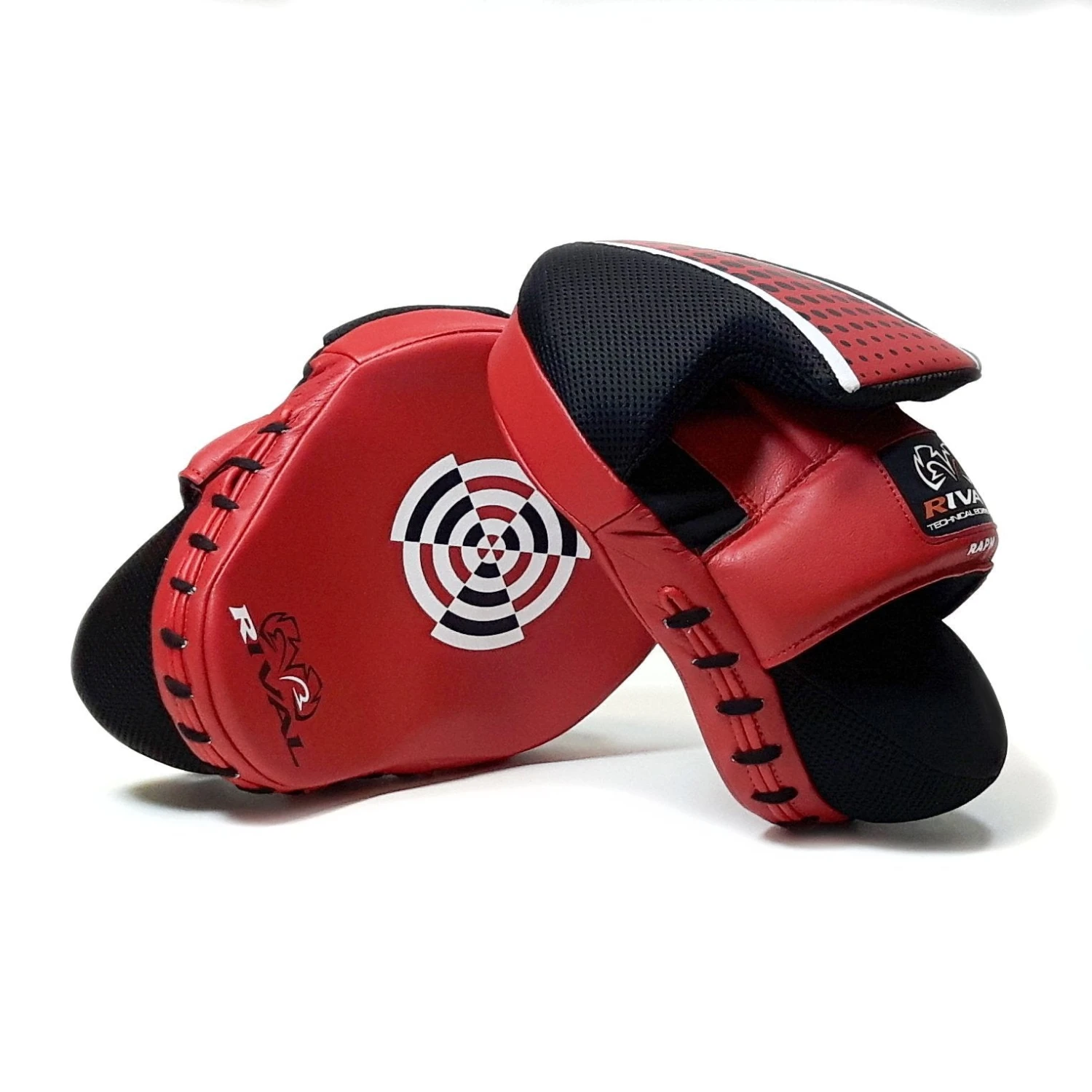Rival Pro Punch Mitts - Red, RAPM-red 3 Rival Pro Punch Mitts - Red, RAPM-red