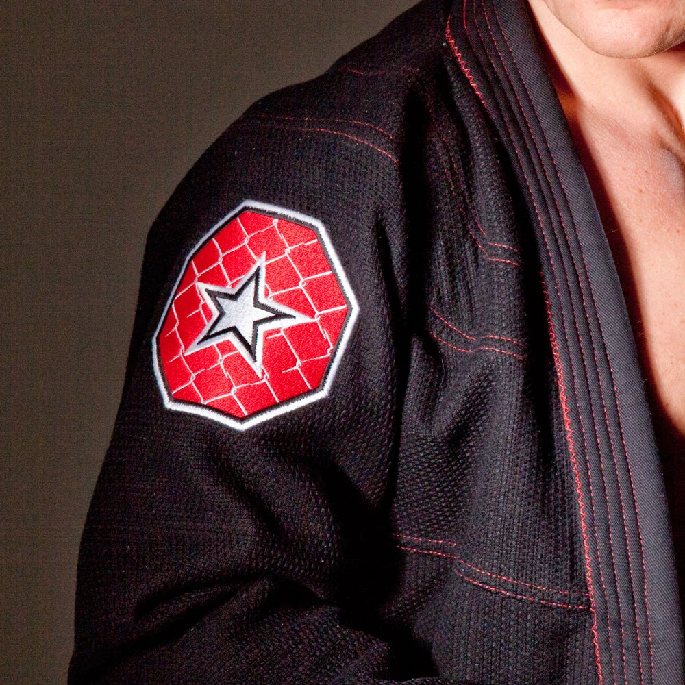 TOP TEN MMA BJJ Uniform - Black, 1512-9 4 TOP TEN MMA BJJ Uniform - Black, 1512-9 - Image 2