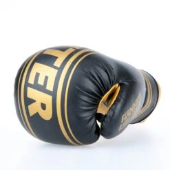 Fighter Boxing Gloves Basic Stripe - Black/gold -ADIDAS Sales Shop 1376APU BG09