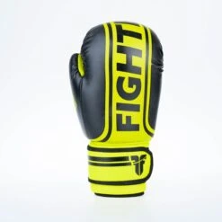 Fighter Boxing Gloves Basic Stripe - Neon Yellow/black -ADIDAS Sales Shop 1376APU BN05