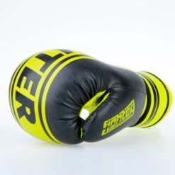 Fighter Boxing Gloves Basic Stripe - Neon Yellow/black -ADIDAS Sales Shop 1376APU BN09