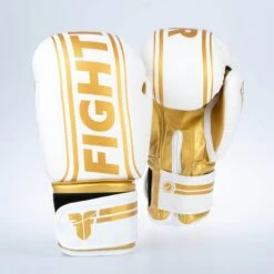 Fighter Boxing Gloves Basic Stripe - White/gold -ADIDAS Sales Shop 1376APU WG09