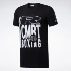 Reebok Combat Boxing Tee - Black, FJ5333 -ADIDAS Sales Shop 1d8506a96dc4fc0027a3e4a1bb257372