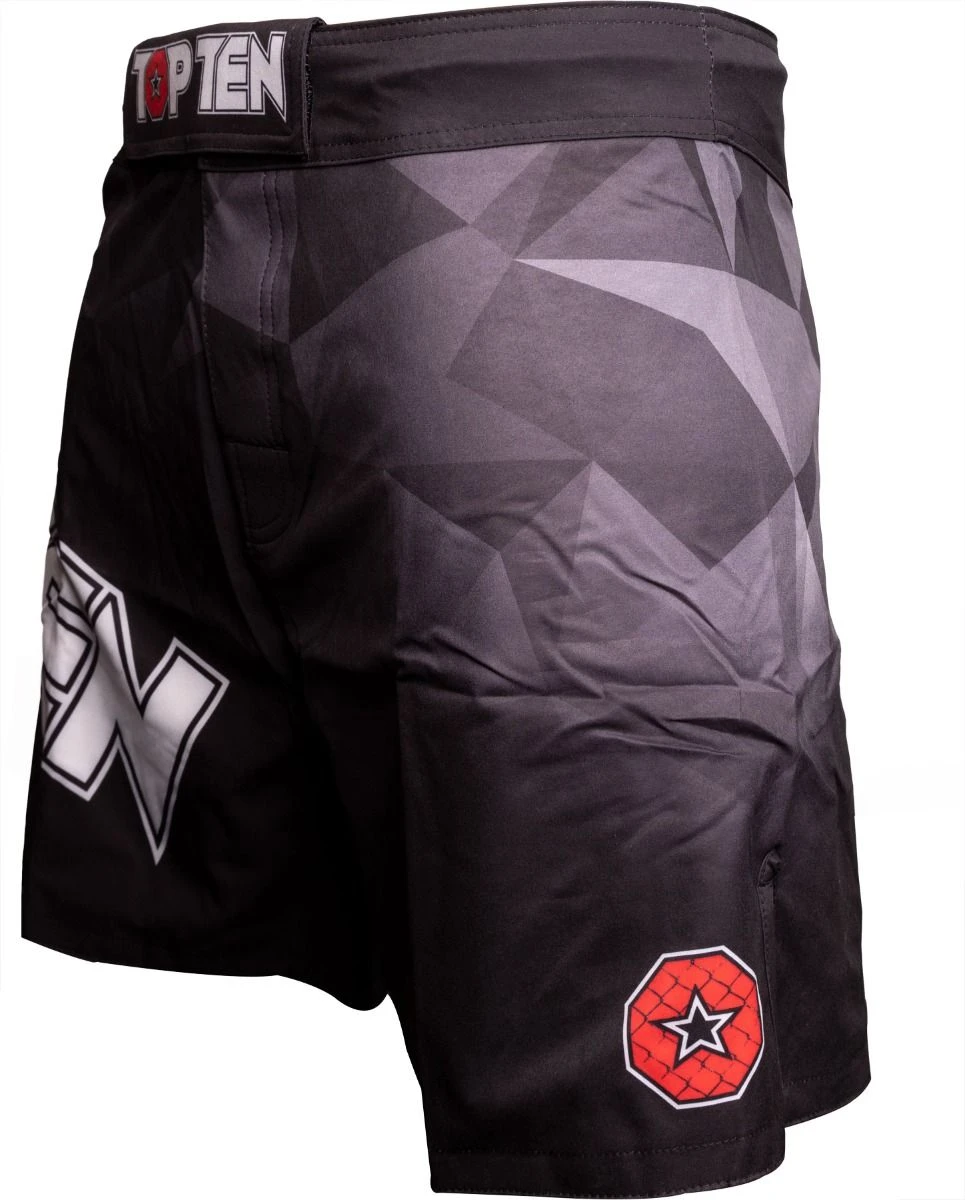Top Ten MMA Prism Shorts - Black, 18151-91 5 Top Ten MMA Prism Shorts - Black, 18151-91 - Image 3