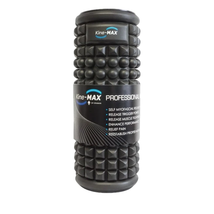 KINE-MAX Professional Massage Foam Roller - Black, PMFR-BLACK.01 3 KINE-MAX Professional Massage Foam Roller - Black, PMFR-BLACK.01