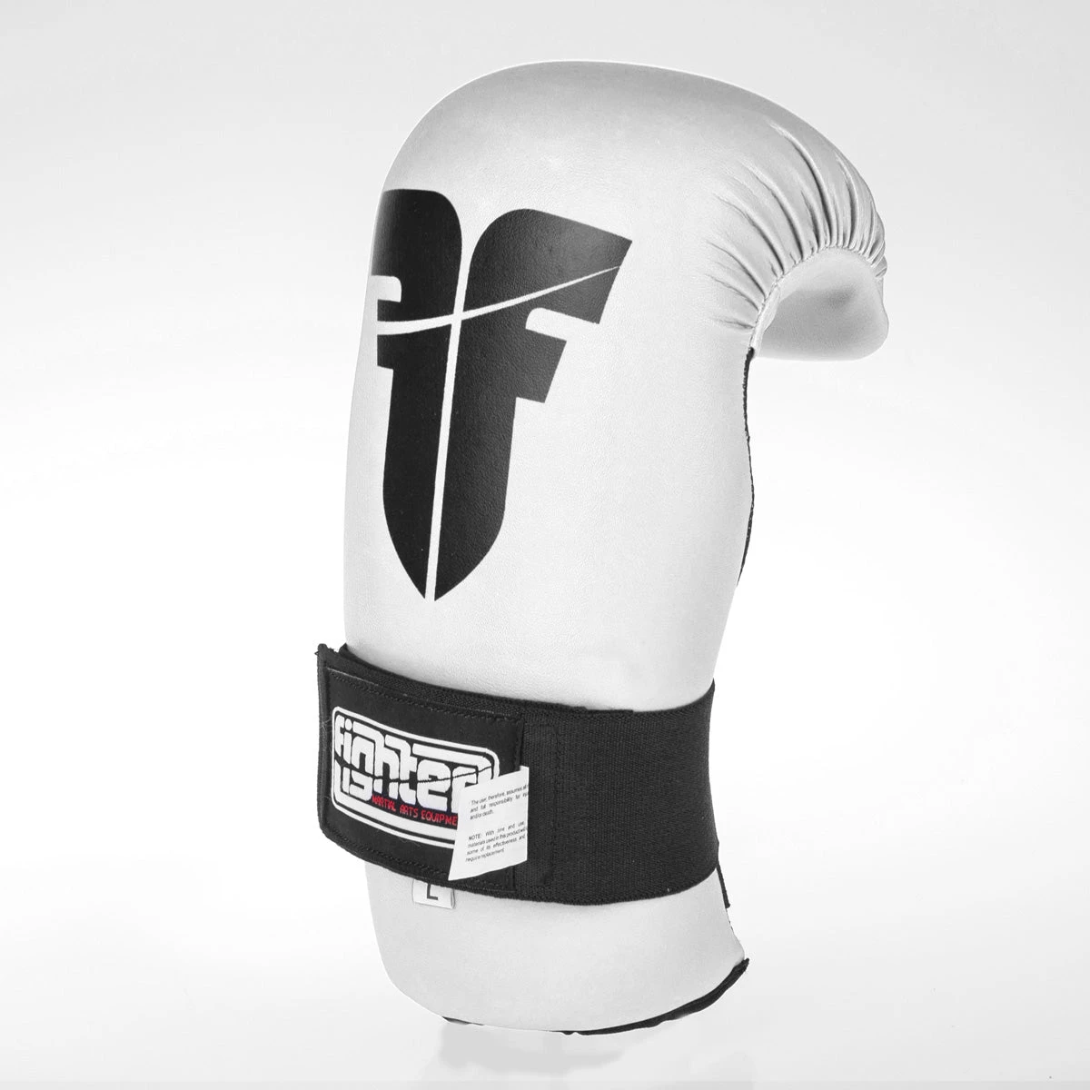 Fighter Open Gloves Strap - White, FOG-001W 5 Fighter Open Gloves Strap - White, FOG-001W - Image 3