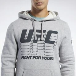 Reebok UFC FG Hoodie - Grey, FK2342 -ADIDAS Sales Shop 3781f648578205986a2366cae143084a