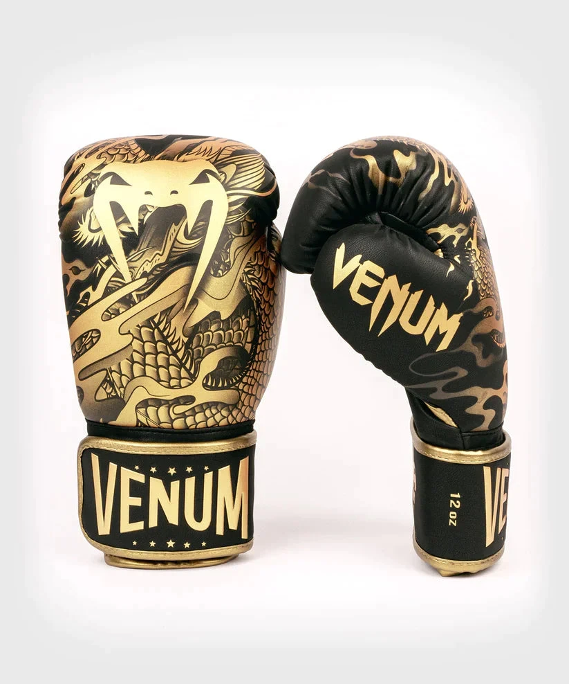 Venum Boxing Gloves Dragon's - Black/bronze 3 Venum Boxing Gloves Dragon's - Black/bronze