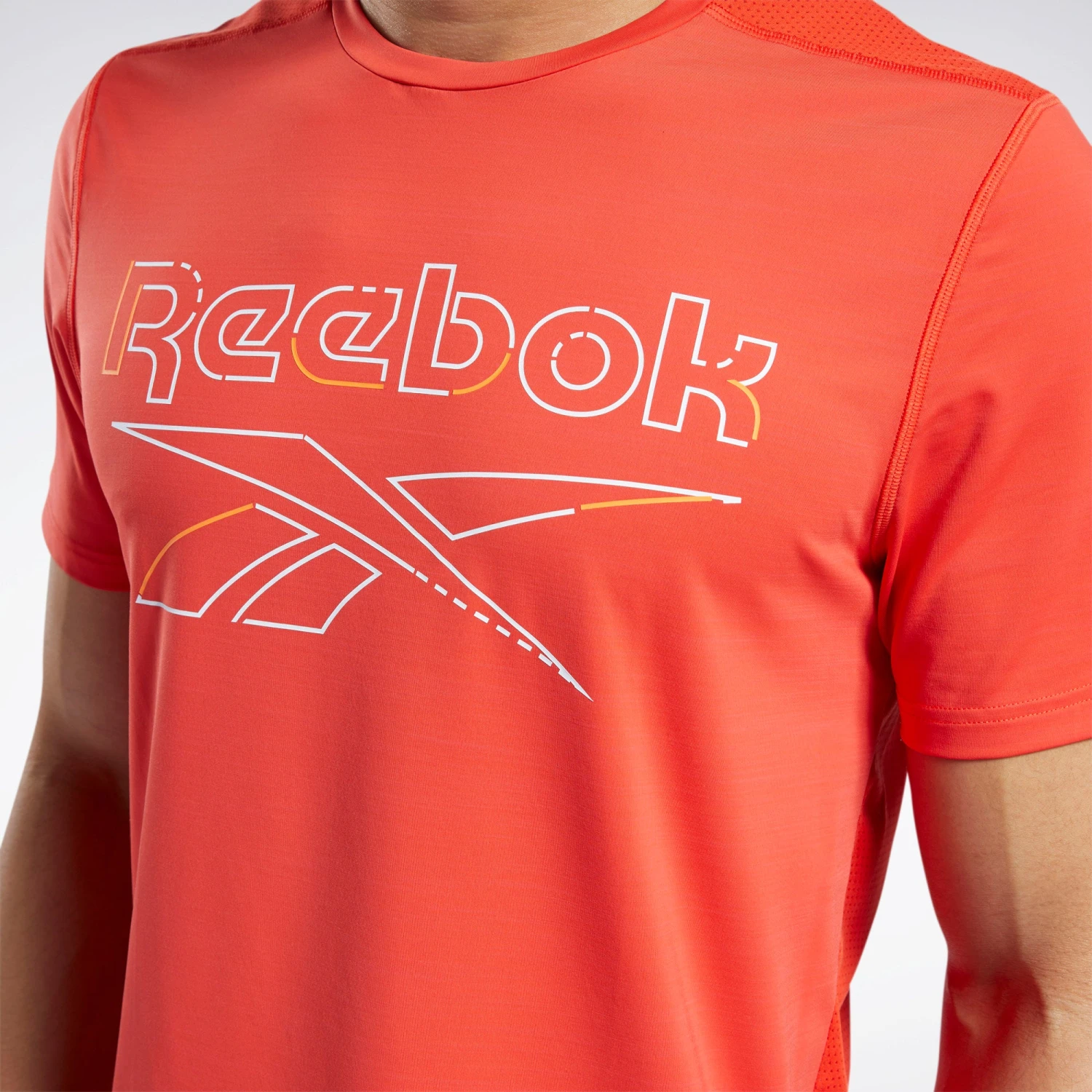Reebok Activchill Tee - Red, FU3283 7 Reebok Activchill Tee - Red, FU3283 - Image 5