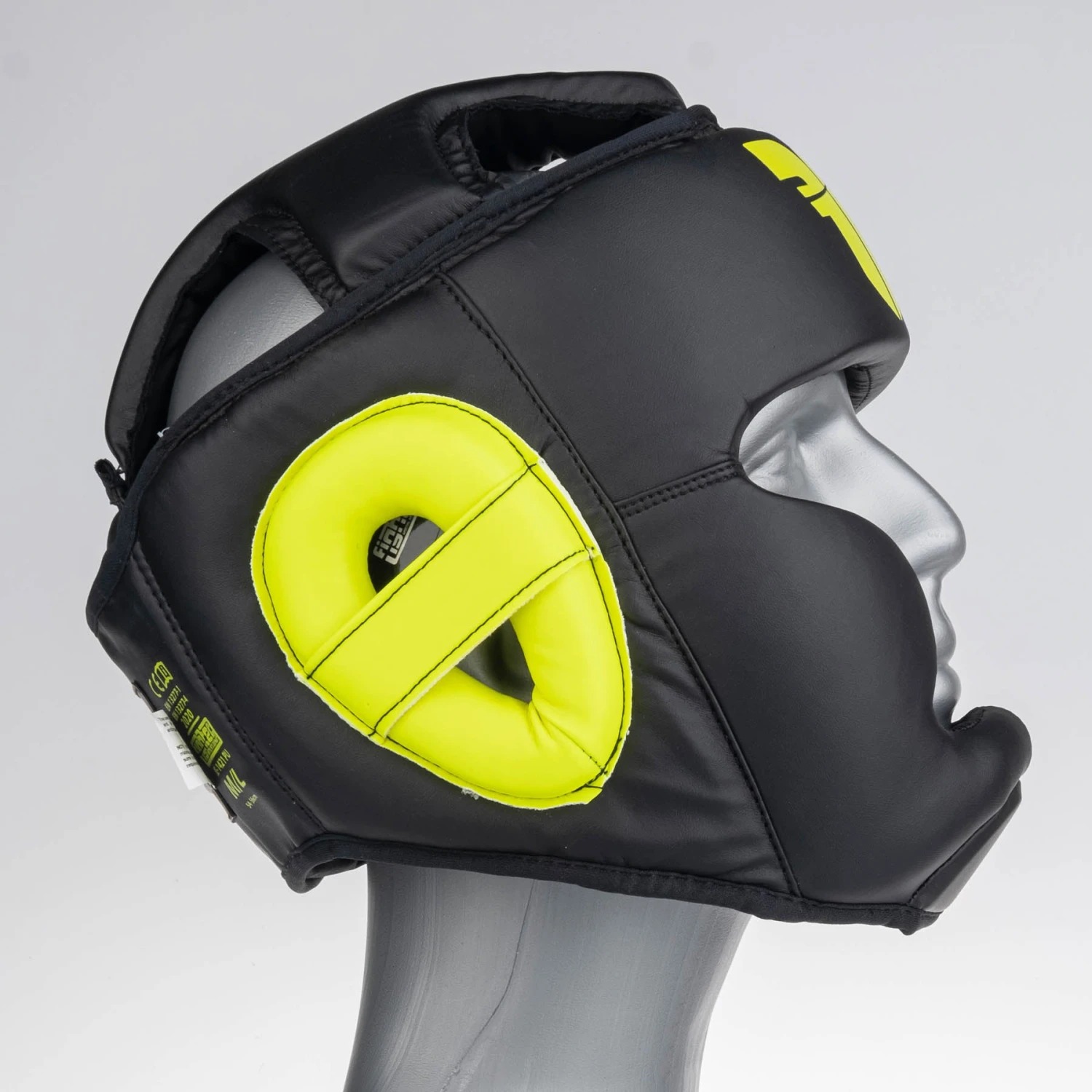 Fighter Headguard Sparring - Black/neon Yellow, JE1421PUBNY 7 Fighter Headguard Sparring - Black/neon Yellow, JE1421PUBNY - Image 5