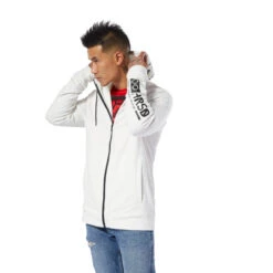 Reebok UFC Fight Night Blank Walkout Hoodie - White, CD8586 -ADIDAS Sales Shop 49d7ee1b8956137e94e61b986e9a5151