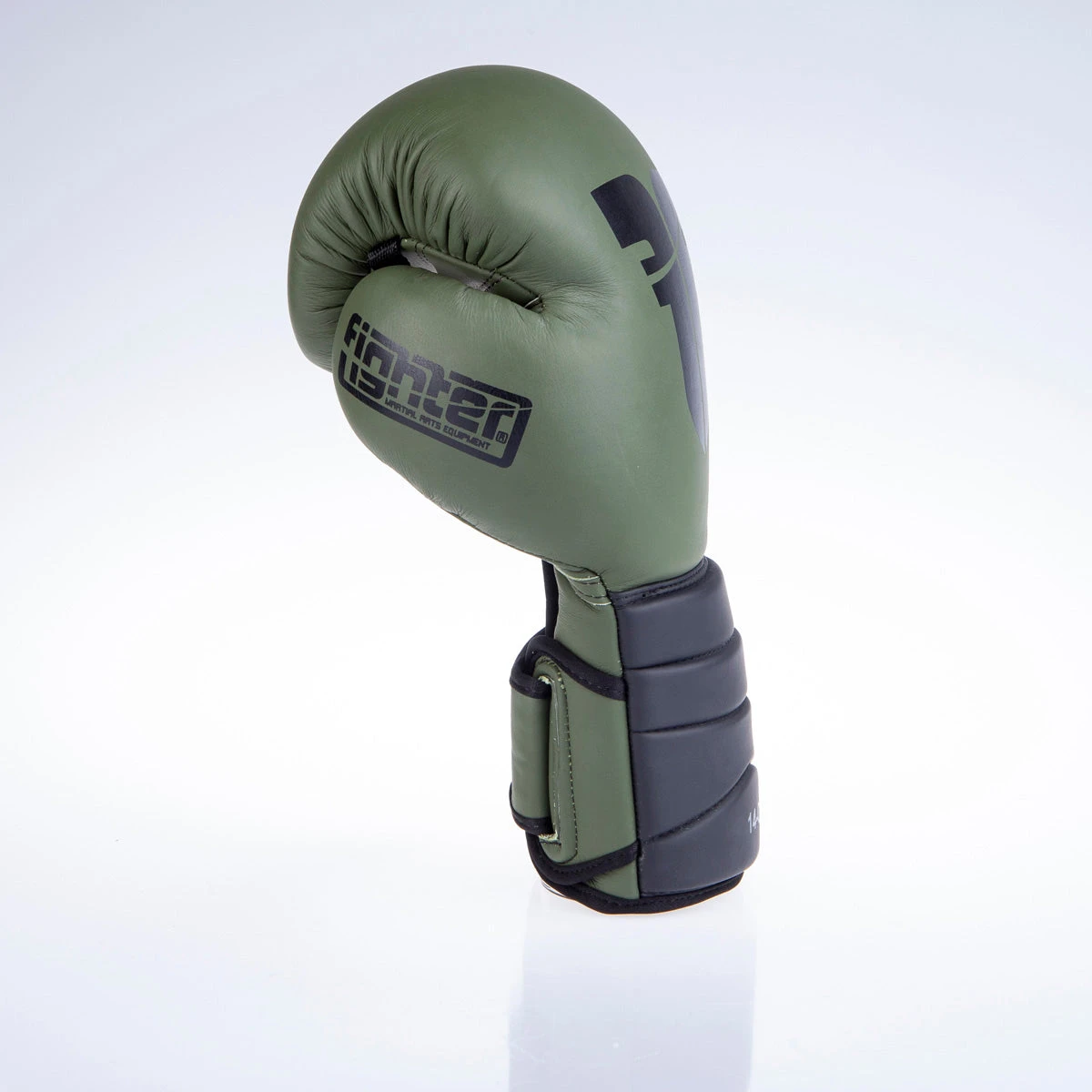 Fighter Boxing Gloves Sparring - Matt Khaki/black, FBG-002KB 11 Fighter Boxing Gloves Sparring - Matt Khaki/black, FBG-002KB - Image 9