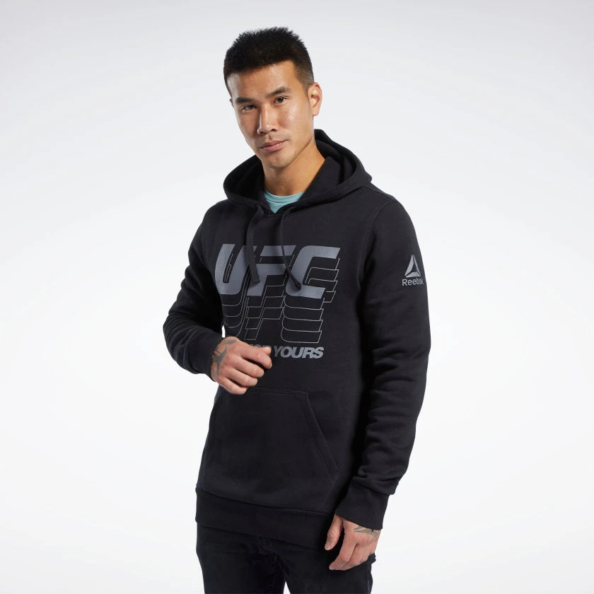 Reebok UFC FG Hoodie - Black, FJ5161 3 Reebok UFC FG Hoodie - Black, FJ5161