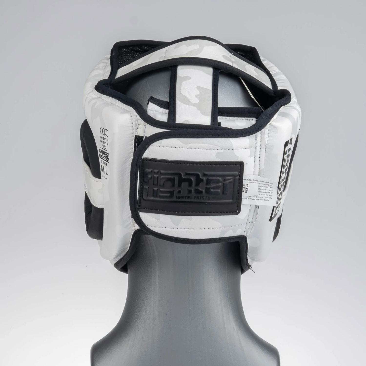 Fighter Headguard Sparring Pro - White Camo, FHG-001CWH 8 Fighter Headguard Sparring Pro - White Camo, FHG-001CWH - Image 6