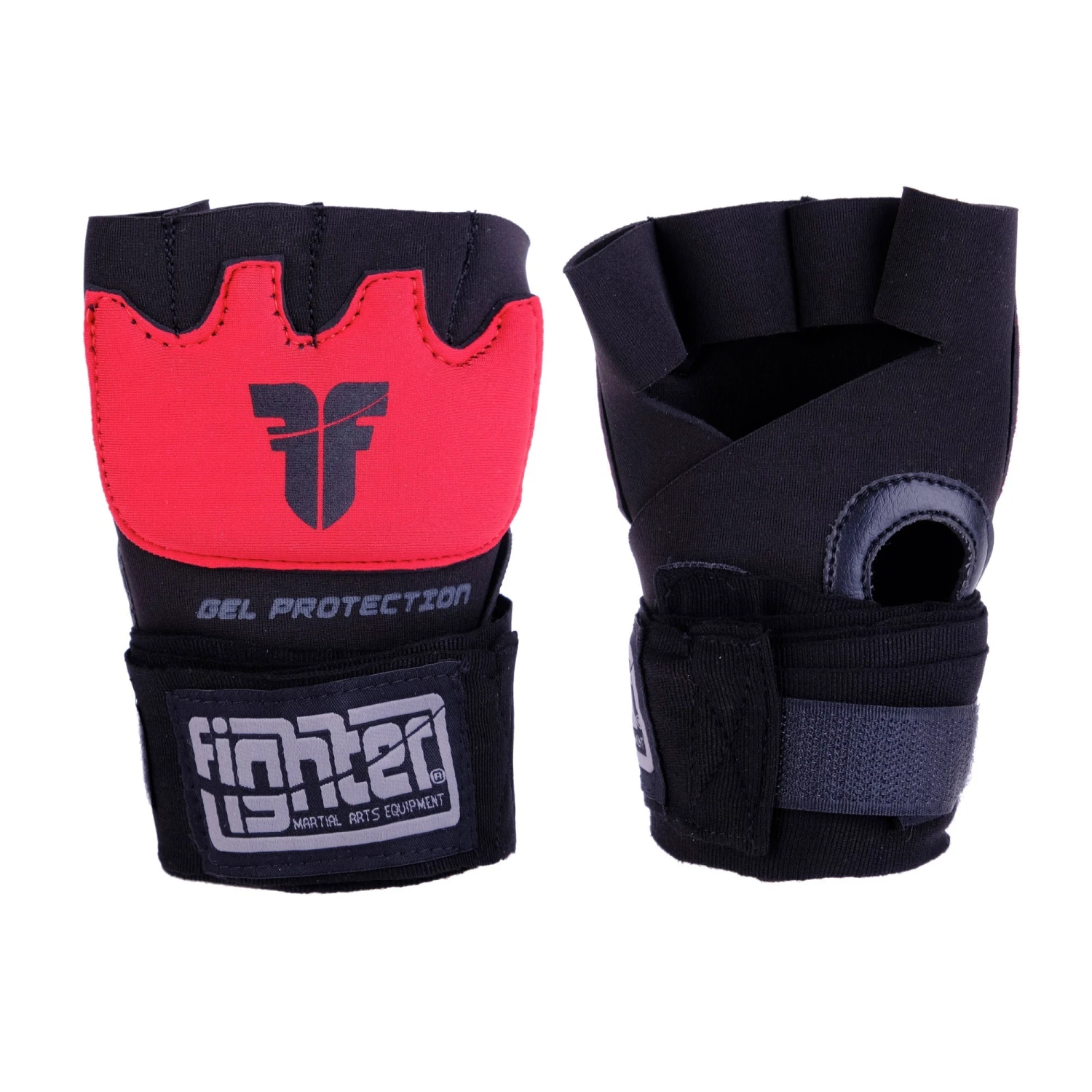 Fighter Gel Handwraps - Black/red, FGWN-001BR 3 Fighter Gel Handwraps - Black/red, FGWN-001BR