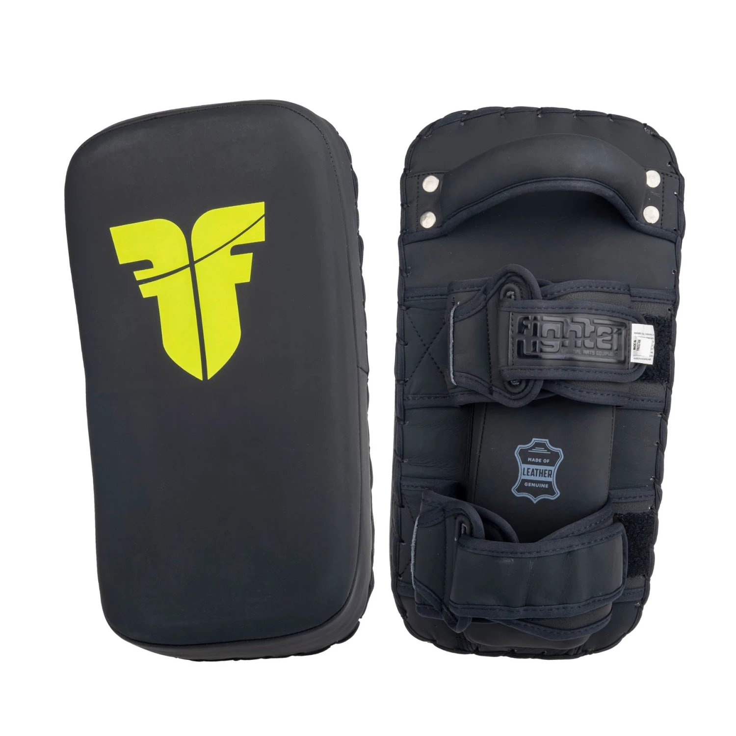 Fighter Thai Pads - Black/neon Yellow, FTP-001BNY 3 Fighter Thai Pads - Black/neon Yellow, FTP-001BNY
