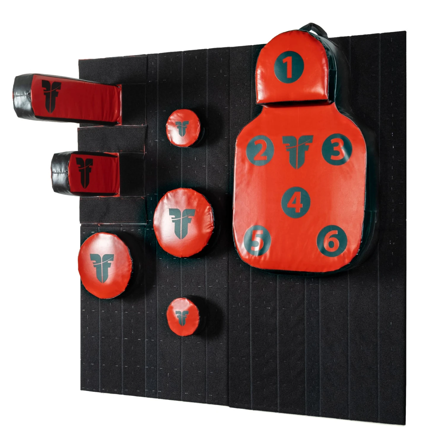 Fighter Training Power Wall SET - Red, FPWS-01 3 Fighter Training Power Wall SET - Red, FPWS-01