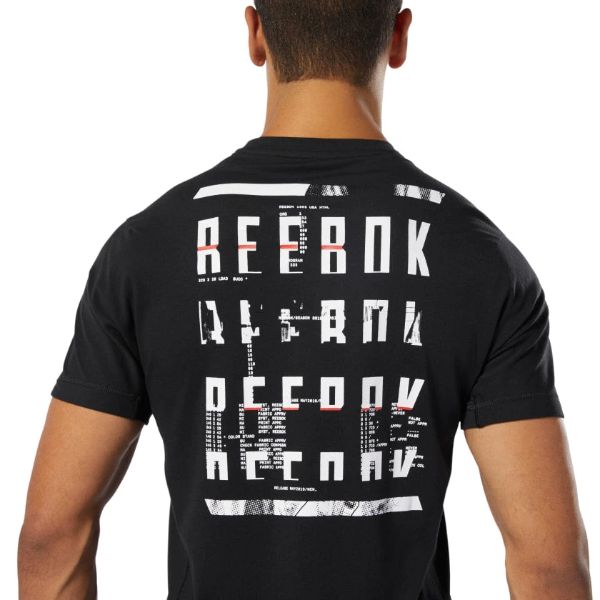 Reebok Speedwick Move Tee - Black, DU3974 4 Reebok Speedwick Move Tee - Black, DU3974 - Image 2