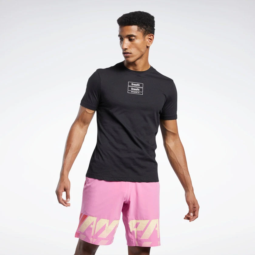 Reebok CrossFit Mess You Up Tee - Black, FJ5285 6 Reebok CrossFit Mess You Up Tee - Black, FJ5285 - Image 4