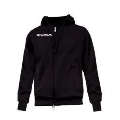Givova Full Hoodie - Black, MA024B