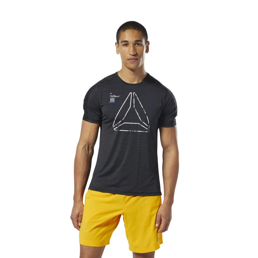 Reebok Training Activchill Tee - Black, DU3933 5 Reebok Training Activchill Tee - Black, DU3933 - Image 3