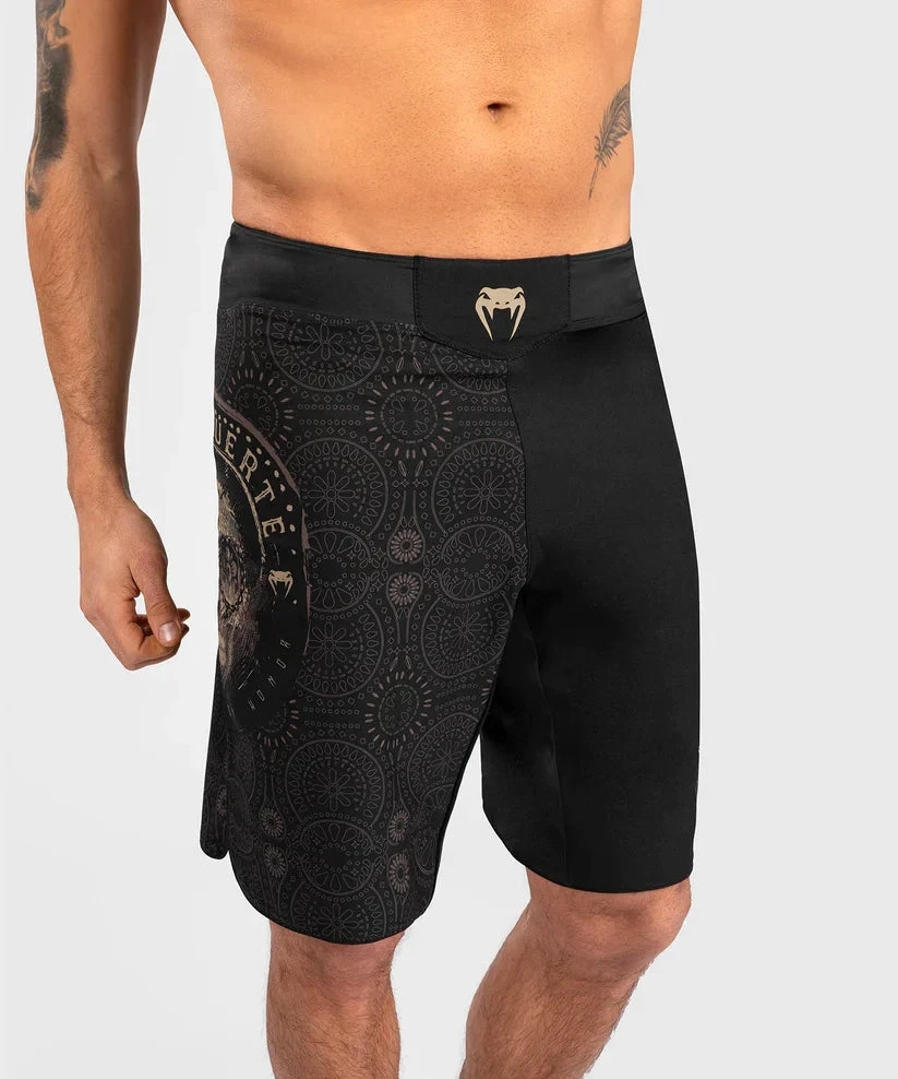 Venum Santa Muerte Dark MMA Shorts - Black/brown 3 Venum Santa Muerte Dark MMA Shorts - Black/brown