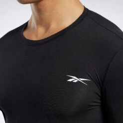 Reebok Wor Compr Lo Sleeve Solid - Black, FP9105 -ADIDAS Sales Shop 6a9e47657c4c26ad4e45001b6d94274b