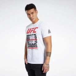 Reebok UFC FG Capsule Tee - White, FK2350 -ADIDAS Sales Shop 6ced0d06fd4d59e155bc7abdddd08a2a