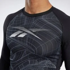 Reebok Compression Long Sleeve Tee, FS8581 -ADIDAS Sales Shop 874f753726a7b1f0348805db843e46c7
