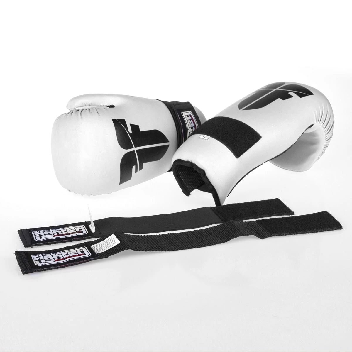 Fighter Open Gloves Strap - White, FOG-001W 6 Fighter Open Gloves Strap - White, FOG-001W - Image 4