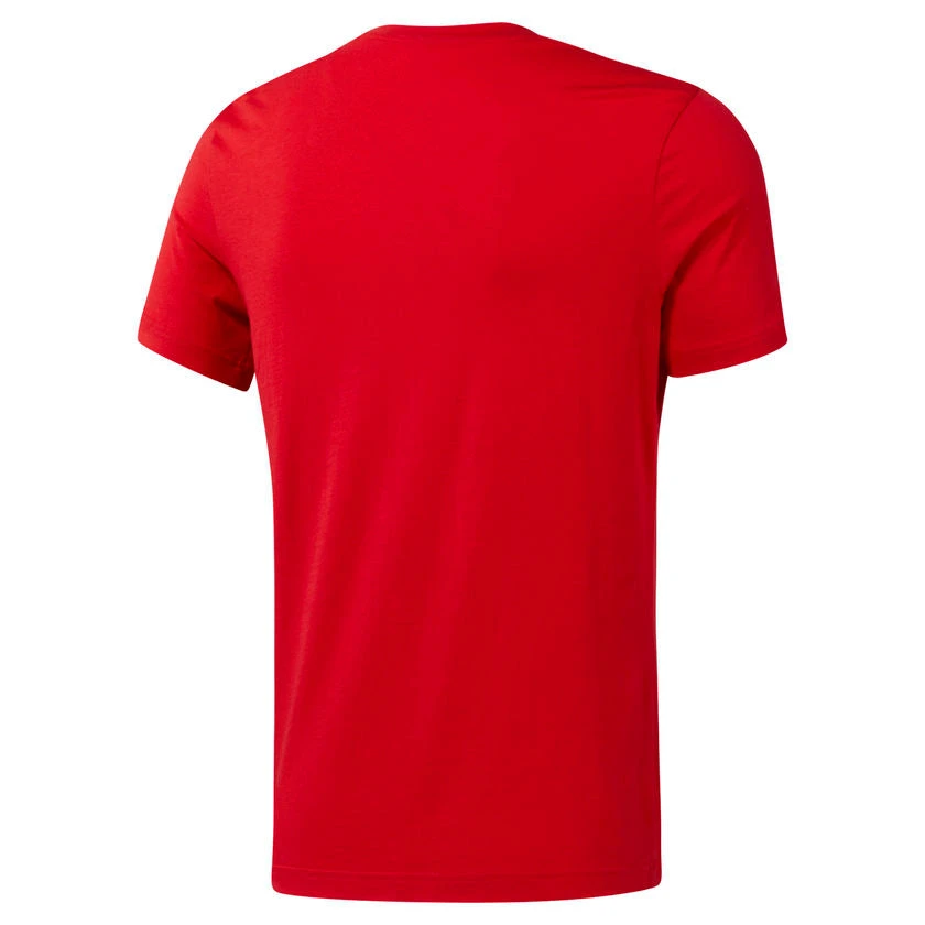 Reebok UFC Logo T-shirt - Red, D95021 4 Reebok UFC Logo T-shirt - Red, D95021 - Image 2