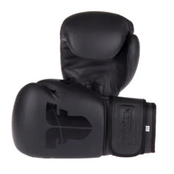 Fighter Boxing Gloves SPLIT - Matt Black, FBG-001B