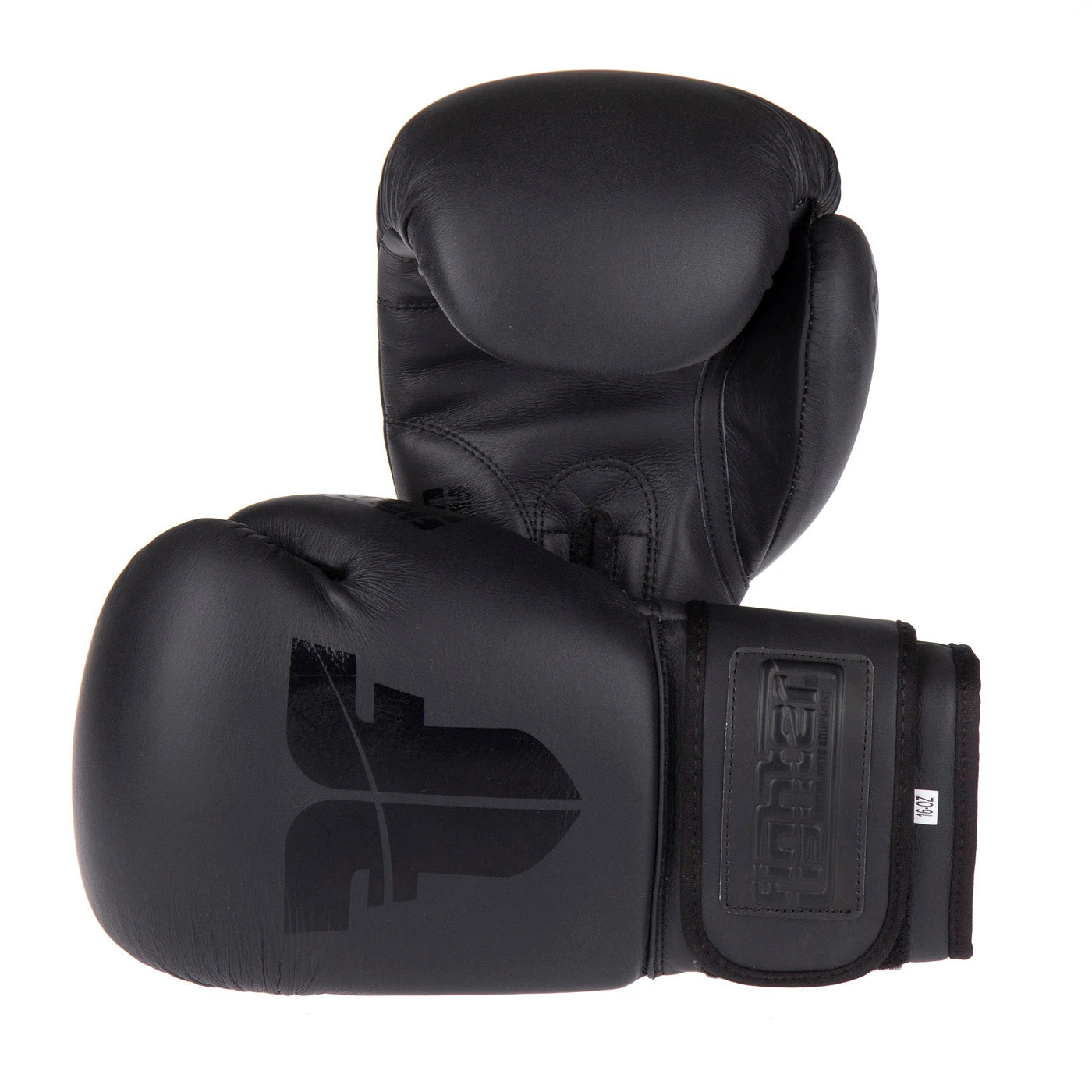 Fighter Boxing Gloves SPLIT - Matt Black, FBG-001B 3 Fighter Boxing Gloves SPLIT - Matt Black, FBG-001B