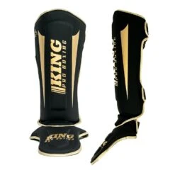King Pro Boxing Shin Guards Revo 6 - Black/gold -ADIDAS Sales Shop 9 3 10