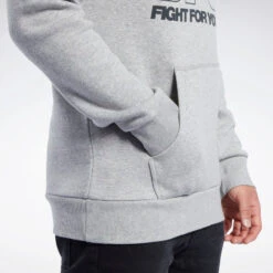 Reebok UFC FG Hoodie - Grey, FK2342 -ADIDAS Sales Shop 9ac62566ac624617531fb1be49d5cacf