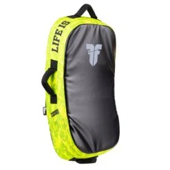 Fighter Kicking Shield - MULTI GRIP - Life Is A Fight - NEON Camo, FFKSH-37