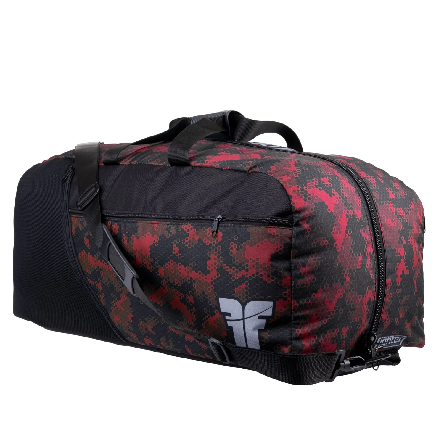 Fighter Sports Bag/Backpack - Red Honeycomb 4 Fighter Sports Bag/Backpack - Red Honeycomb - Image 2