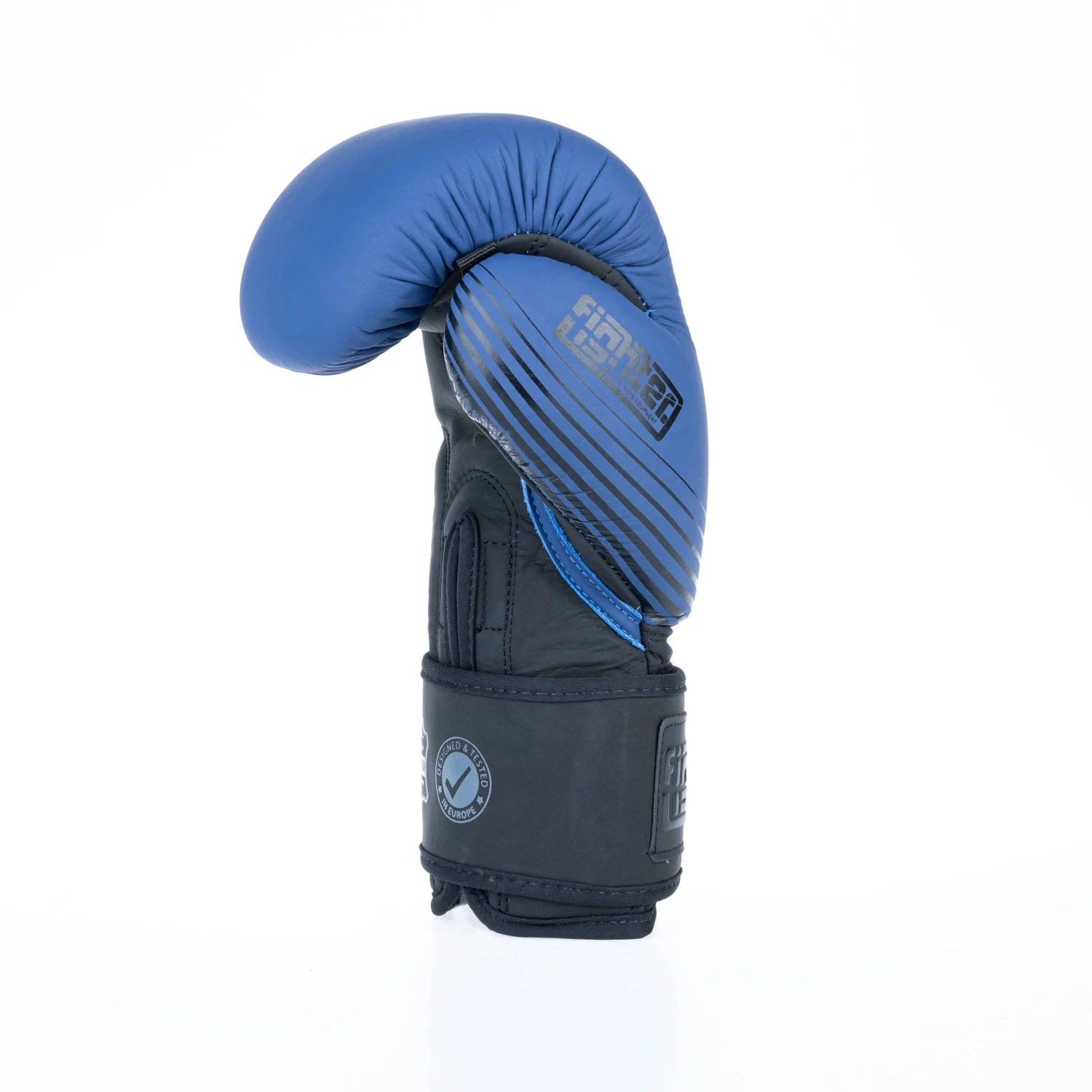 Fighter Boxing Gloves SPLIT Stripes - Blue/black 5 Fighter Boxing Gloves SPLIT Stripes - Blue/black - Image 3