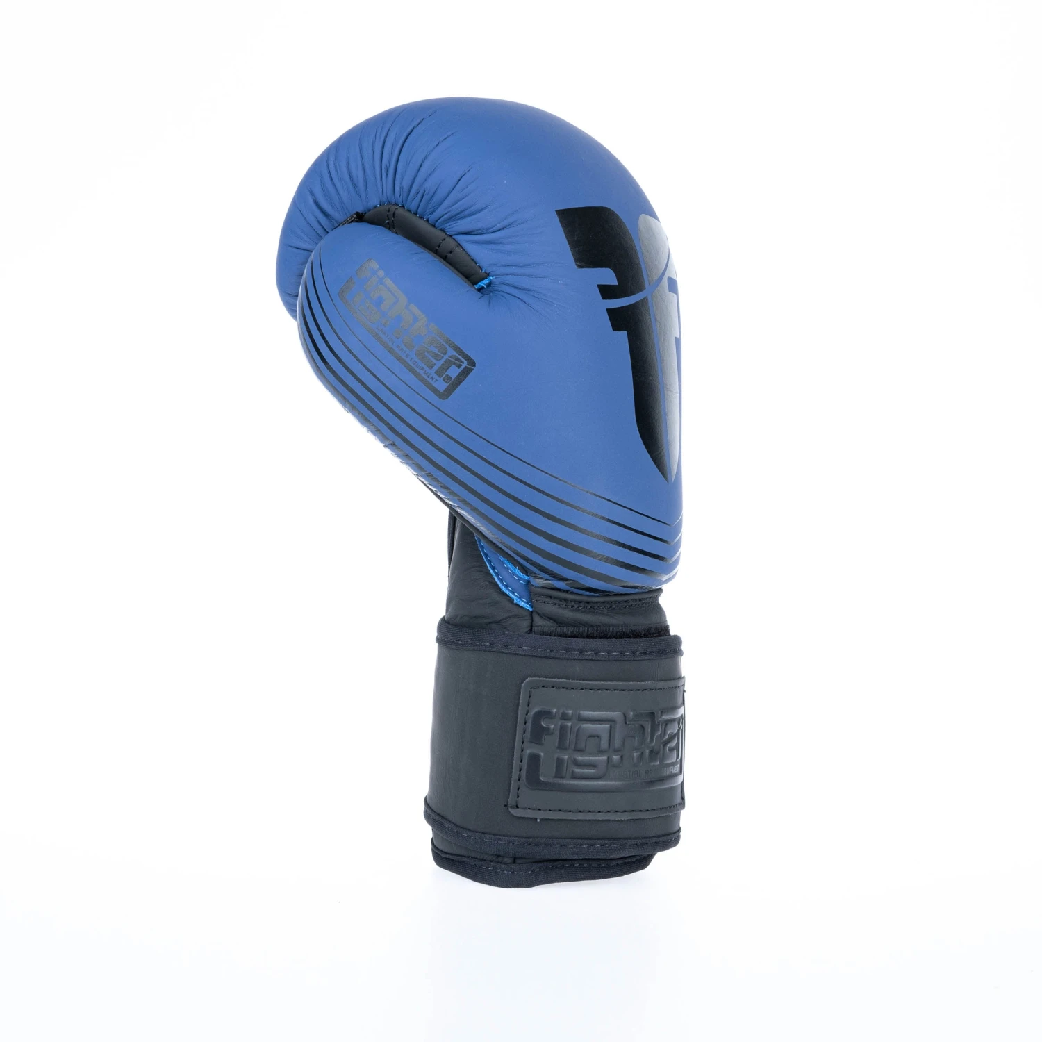 Fighter Boxing Gloves SPLIT Stripes - Blue/black 6 Fighter Boxing Gloves SPLIT Stripes - Blue/black - Image 4