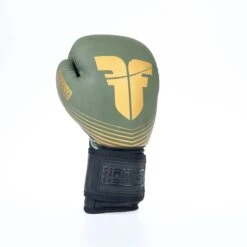 Fighter Boxing Gloves SPLIT Stripes - Khaki/gold -ADIDAS Sales Shop FBG 001 SKH05