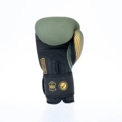 Fighter Boxing Gloves SPLIT Stripes - Khaki/gold -ADIDAS Sales Shop FBG 001 SKH08