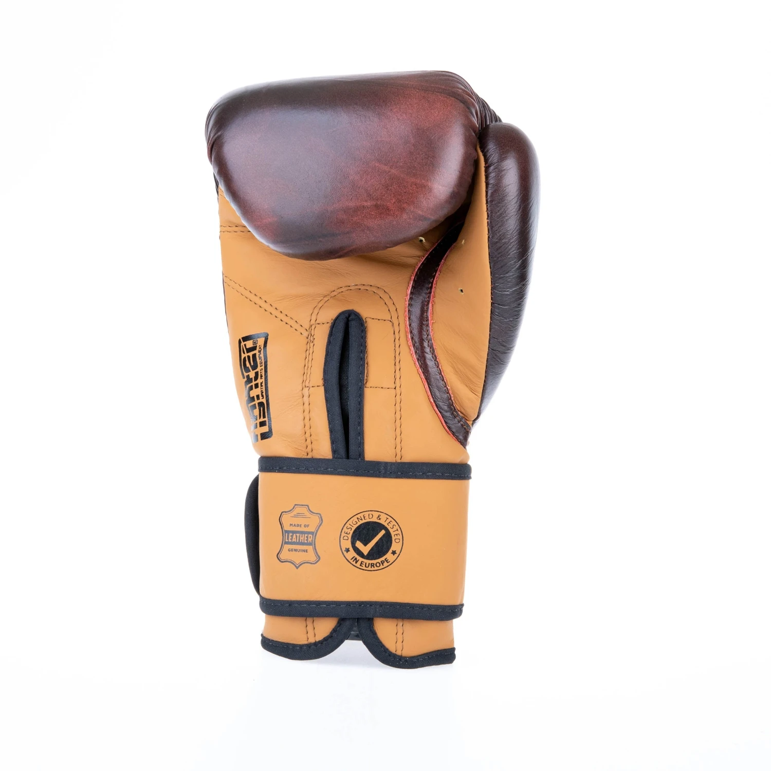 Fighter Boxing Gloves Retro - Brown 4 Fighter Boxing Gloves Retro - Brown - Image 2