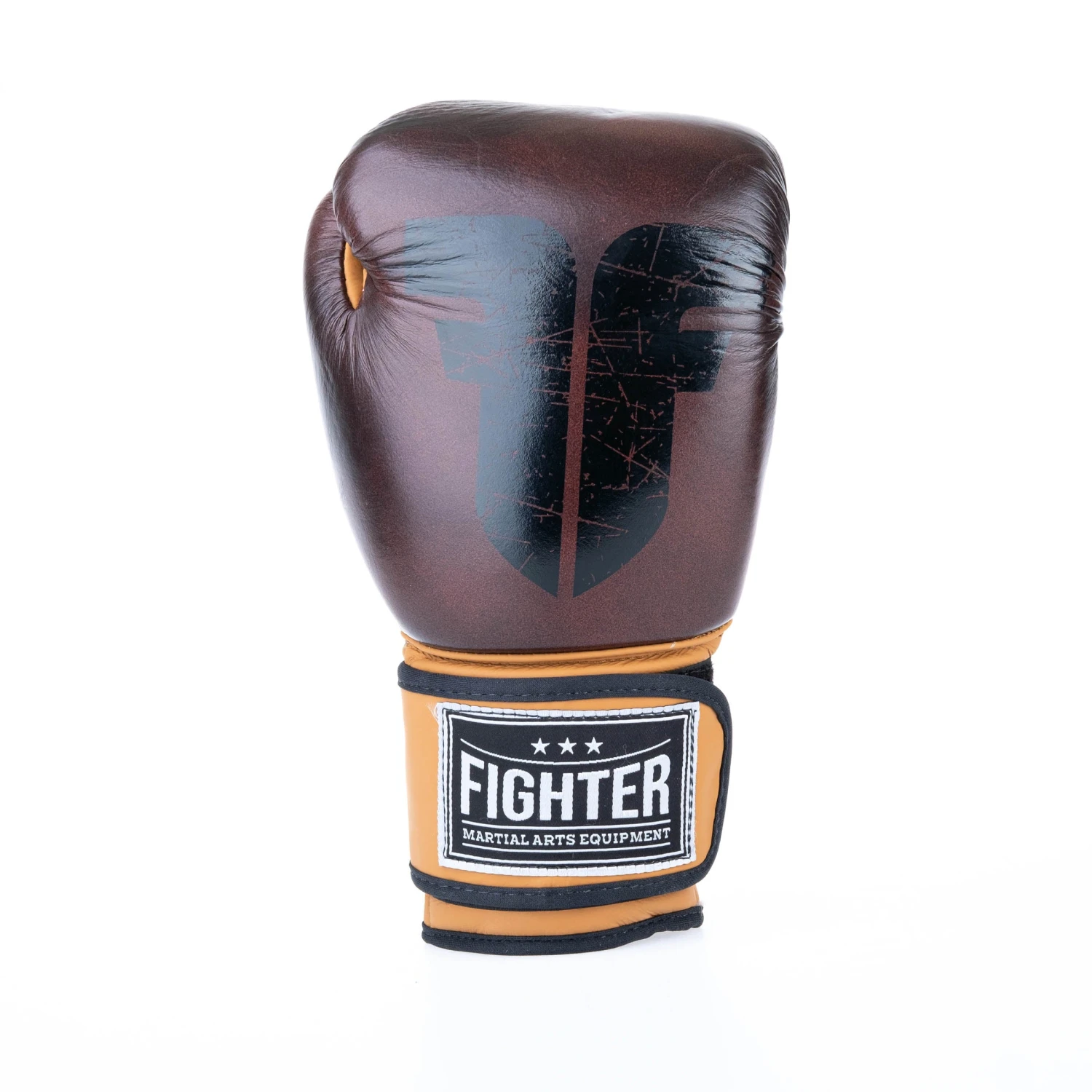 Fighter Boxing Gloves Retro - Brown 7 Fighter Boxing Gloves Retro - Brown - Image 5