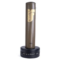 Fighter Free-Standing Boxing Bag Classic - Khaki/gold