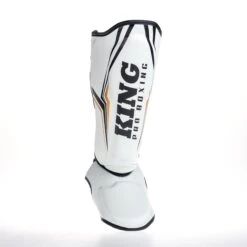 King Pro Boxing Shin Guards THOR - White/gold -ADIDAS Sales Shop KBPSGL THOR WH02