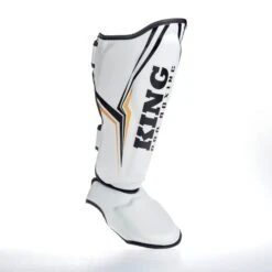King Pro Boxing Shin Guards THOR - White/gold -ADIDAS Sales Shop KBPSGL THOR WH03