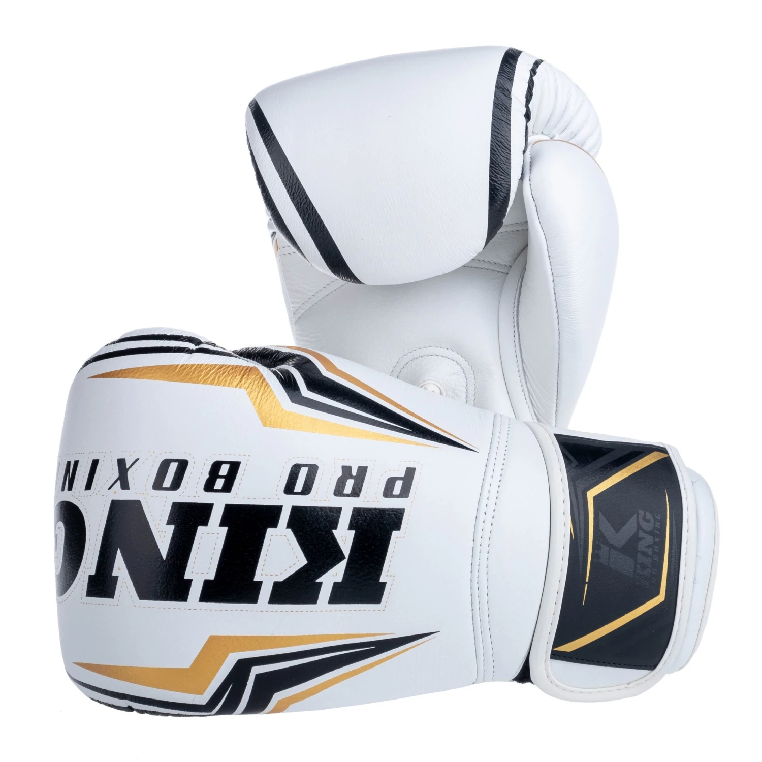 King Pro Boxing BG THOR - White/gold 3 King Pro Boxing BG THOR - White/gold