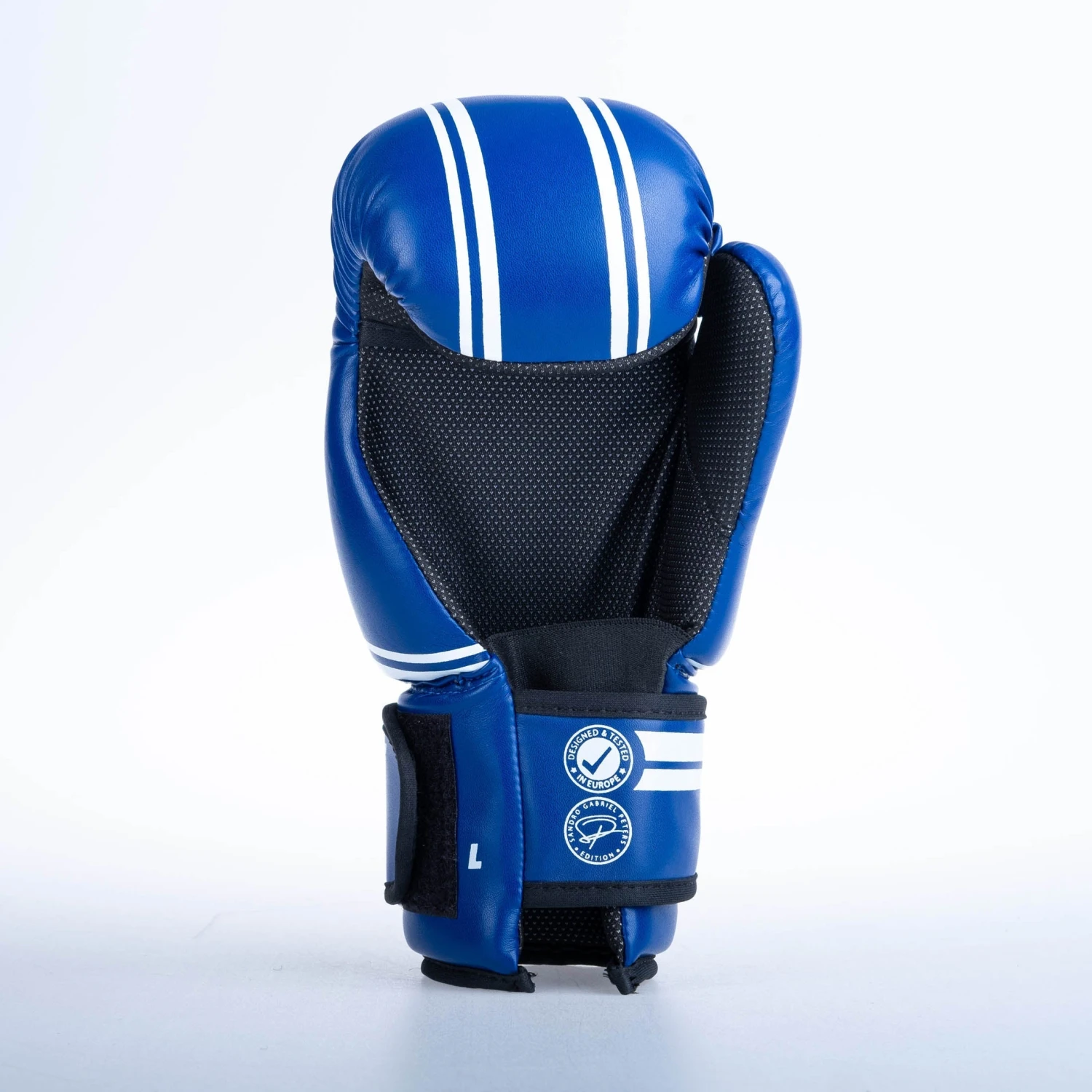 Fighter Open Gloves Stripe - SGP Edition - Blue 9 Fighter Open Gloves Stripe - SGP Edition - Blue - Image 7