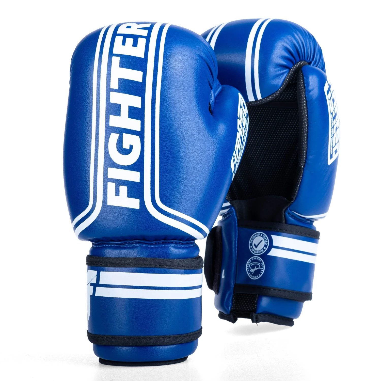 Fighter Open Gloves Stripe - SGP Edition - Blue 3 Fighter Open Gloves Stripe - SGP Edition - Blue