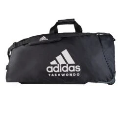 Adidas TKD TROLLEY Bag - Black/white, ADIACC057CS-WHITE